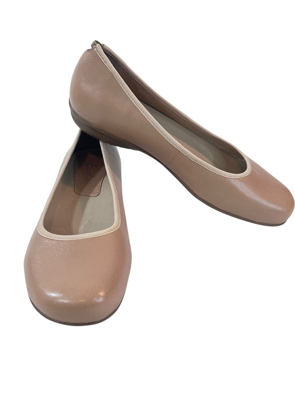 Earthies by Earth Ennis Leather Slop On Loafers Ballet Flats Womens New